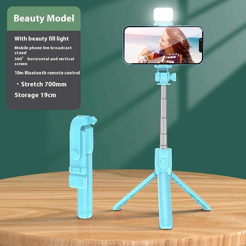 Mobile Phone Bluetooth Selfie Stick Tripod Self Timer Mobile Phone Bluetooth Selfie Stick Tripod Self Timer